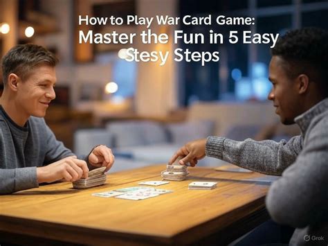 How to Play War Card Game: Master the Fun in 5 Easy Steps.